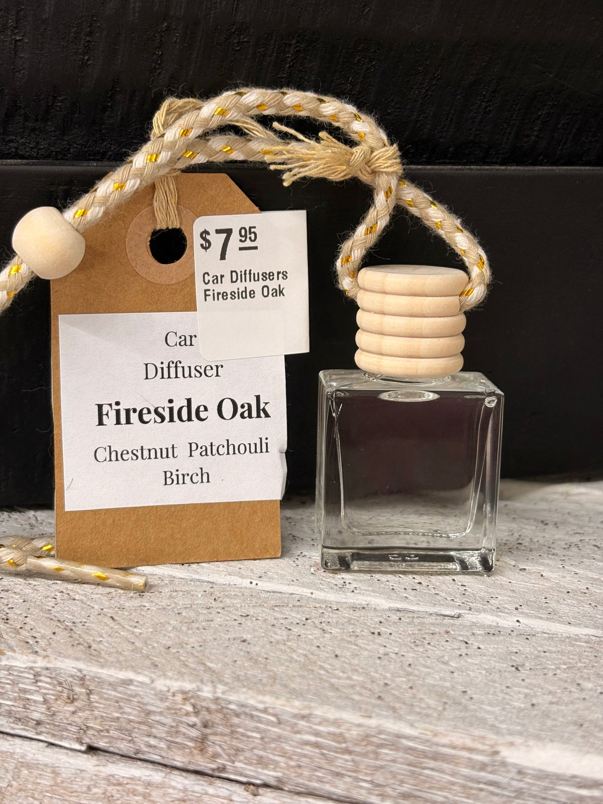 Fireside Oak Car Diffuser